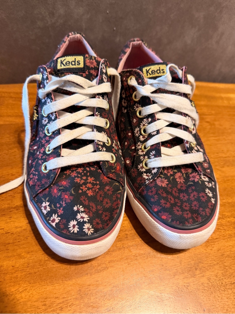 Keds Women’s Floral Canvas Sneakers - US 8.5